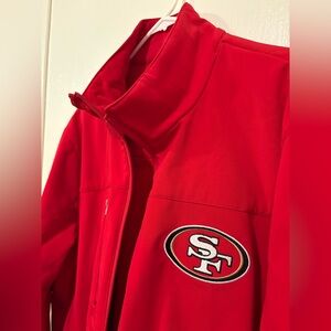 NFL San Francisco 49ers Red Full-Zip Jacket